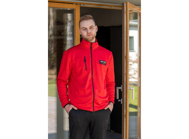 Sector Power Fleece Rød XS