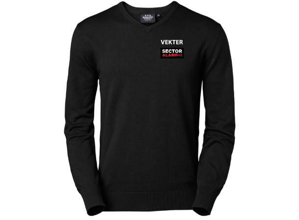 ARC James Pullover V Neck VEKTER Svart XS